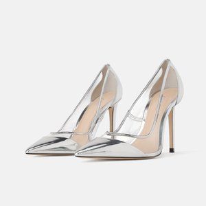 Vinyl Metallic High Heels